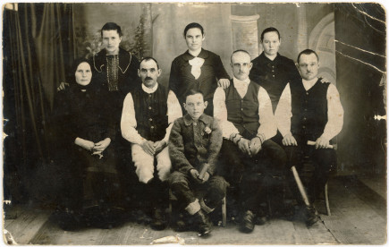 Pál Antal és családja