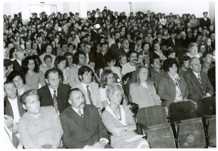 Az új művelődési otthon avatóünnepsége 1975. augusztus 10-én