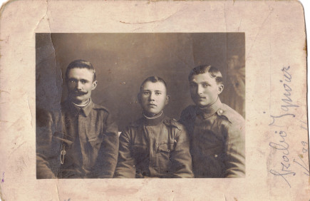 Csortán Ferenc és társai az első világháború idején